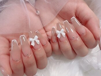 ミイネイル(Me nail)/#ワンホンネイル#ガーリーネイル
