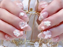 シャシャ(shasha)/春のガーリーネイル