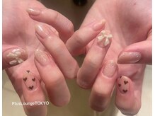 プルースラウンジ トウキョウ(Plus Lounge TOKYO)/ベージュ×リボン×ハート♪