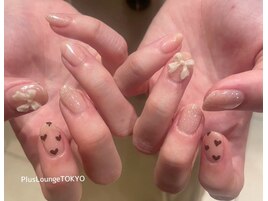 ベージュ×リボン×ハート♪