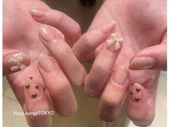 ベージュ×リボン×ハート♪