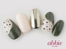 ネイルサロン アビー 宮益坂店(abbie)/ダルメシアンミラー　￥14278