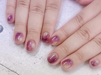 ネイル ビューティーマジック 葛西本店/ぶどうニュアンスネイル