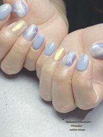 大理石風ネイル