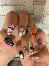 ハロウィンネイル