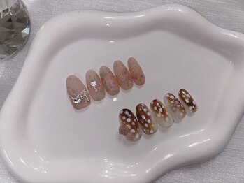 ネイルライフ 目黒店 恵比寿 白金(NailLife)/バンビフラワーローズネイル
