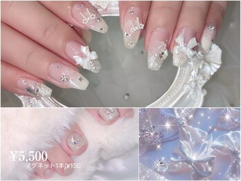 フィオナ 大久保店(Fiona)/ハンドフットキラキラ冬ネイル