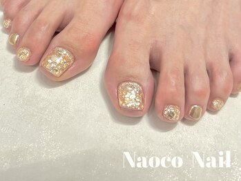 ナオコネイル(Naoco Nail)/ラメ&3Dホログラム*ミラー