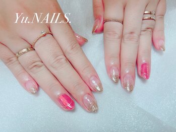 ユーネイルズ 恵比寿(Yu.NAILS.)/ニュアンスオーロラデザイン