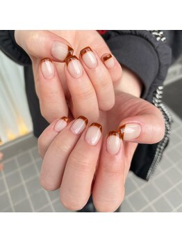 ミントリーフ バイ リート(Mint leaf by Reat)/秋ブラウンフレンチ