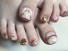 リリーネイル(Lily nail)/ホワイトニュアンスネイル