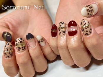 ソロルル ネイル(Sororuru Nail)/レオパード×ミラー