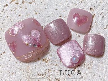 ネイルアトリエルカ(nail atelier LUCA)/W-15 ピンクハートマグネット
