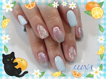 ネイルアンドまつ毛エクステ ルーナ 八王子店/☆シンプルサマーネイル☆