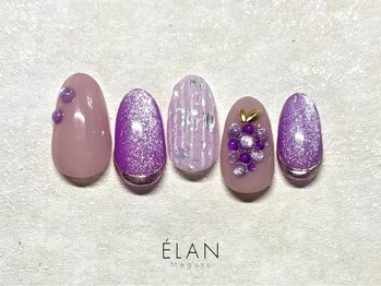 エラン メグロ(ELAN Meguro)/ぶどうネイル