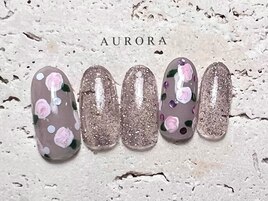 バラ春シンプルガーリー定額