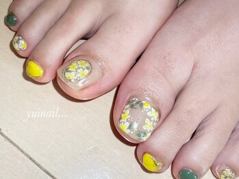 ユイネイル(結Nail)/◆手書きフラワー◆