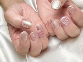 ヒールネイル(heal nail)/monthly定額デザインA~baccarat