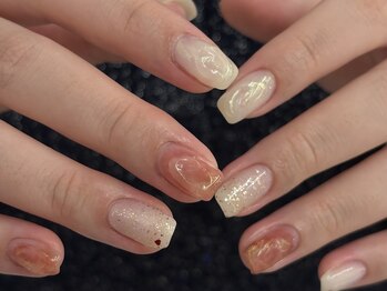 フィロンネイル 表参道店(filonnail)/大人ガーリーネイル