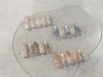 noix【ノワ】【4月9日 NEW OPEN（予定）】/4月定額デザイン　¥7,150