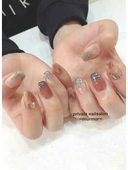 プライベート ネイルサロン マーマ(murmur)/ミラーネイル