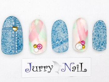 ジュリーネイル 所沢店/デニムネイル