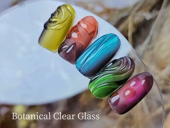 Botanical clear glass