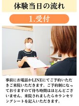 ハル鍼灸整骨院 池田院(HALU鍼灸整骨院)/体験当日の流れ☆1.受付