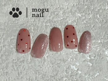 モグネイル(Mogunail)/バレンタインネイル/冬ネイル