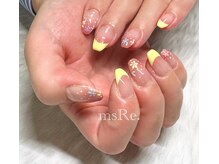 ミスリ(msRe.)/フラワーポップネイル