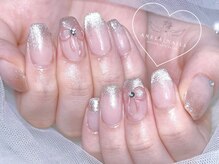 アネラ ネイルズ(Anela_nails)/リボンネイル/シンプルdesign
