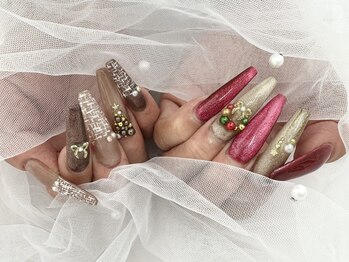 クリスマス限定ネイル