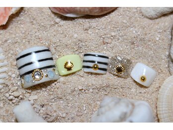 ネイルサロン ユーア(Yu a)/フット定額デザイン¥9480