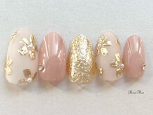 パラジェル認定サロン メールメール 池袋店(MereMer)/ミラーフラワーネイル