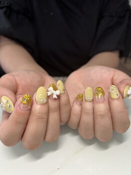 アクアマリン(AQUAMARINE)/持ち込みネイル