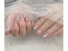 エクラベル(E'clat belle)/大人可愛いオフィスネイル☆