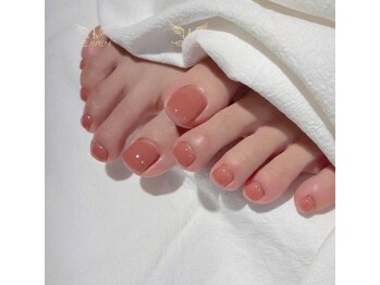ヘブン ネイル 鶯谷(HEAVEN Nail)/Basic Color Foot Nails