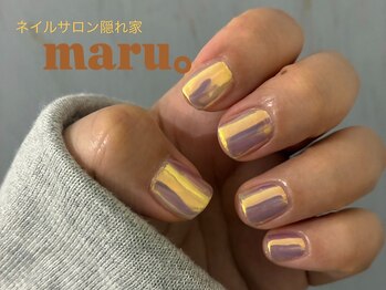 マル(maru。)の写真/《伊達市に可愛いネイルサロンがOPEN》小さくて落ち着く空間でリラックスしながらネイルが楽しめる♪