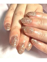 エンジェル ネイル(ANGEL NAIL)/ガラスグリッターネイル