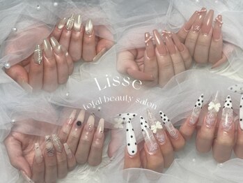 リッセ(Lisse)の写真/持ち込み/やり放題ネイル何度通っても¥8000★こだわりをたくさん詰め込んだきらめく指先に♪