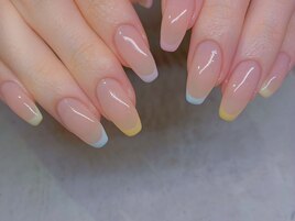パステルフレンチネイル