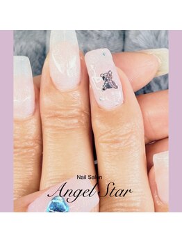 エンジェルスター(Angel Star)/くまちゃん可愛いキラキラネイル