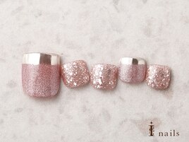 ミラーマグネットフットネイル