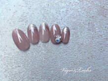 ヴィガー アンド ルックス 白金 目黒(Vigor&Looks)/スオーキーピンク　先端ラメ