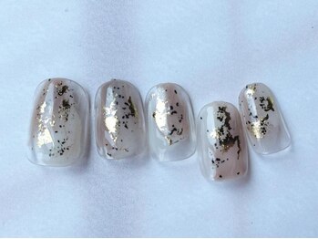 アイネイルズ 梅田店(I nails)/塗りかけニュアンスシンプル