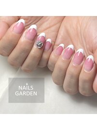 グラデ×フレンチ※パーツ別料