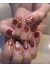 シンプルオーロラアート