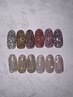 【Hand】フラッシュネイル/ワンカラーorグラデーション　¥5000