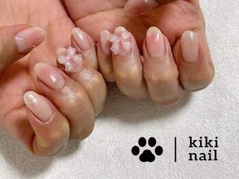 キキネイル 二子玉川(kikinail)/ワンホンネイル/リボンネイル