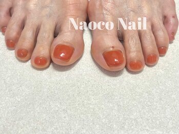 ナオコネイル(Naoco Nail)/夏*角質ケア*透明感ワンカラー